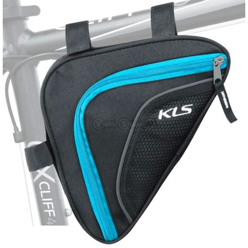 Сумка під раму KLS Wedge ECO (об'єм 0,9 літра) блакитна