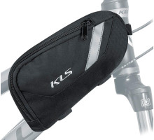 Вело сумка на раму KLS Rail ECO (объем 1,7 литра) чёрная
