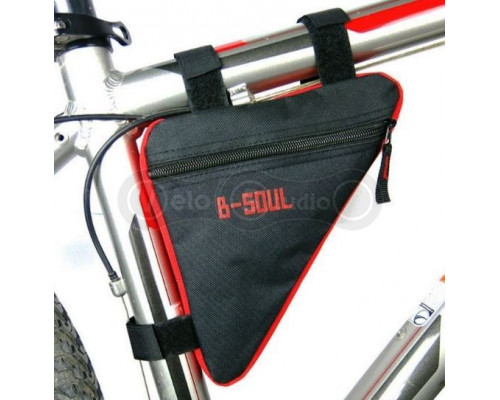 Вело сумка під раму B-Soul BC-BG064 червона