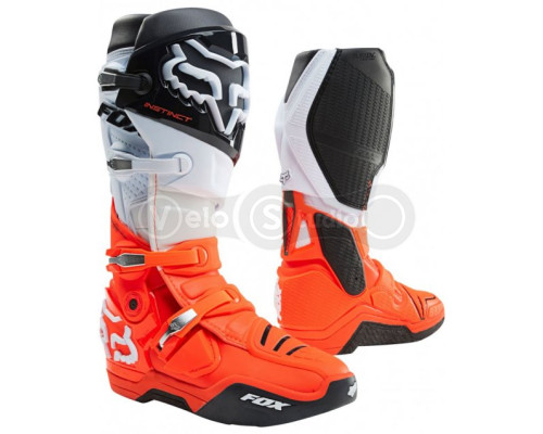 Мотоботи FOX Instinct Boot помаранчеві US9