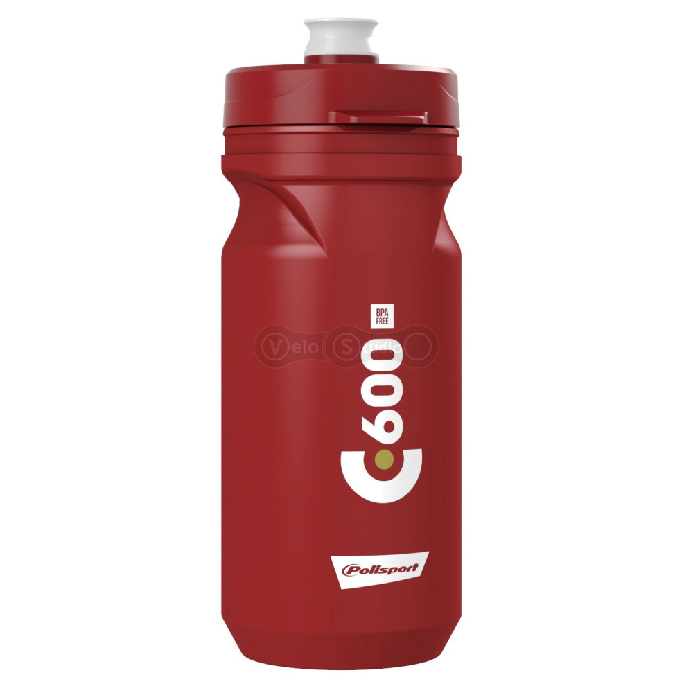 Фляга Polisport C600 Clip-On 600 мл бордовая