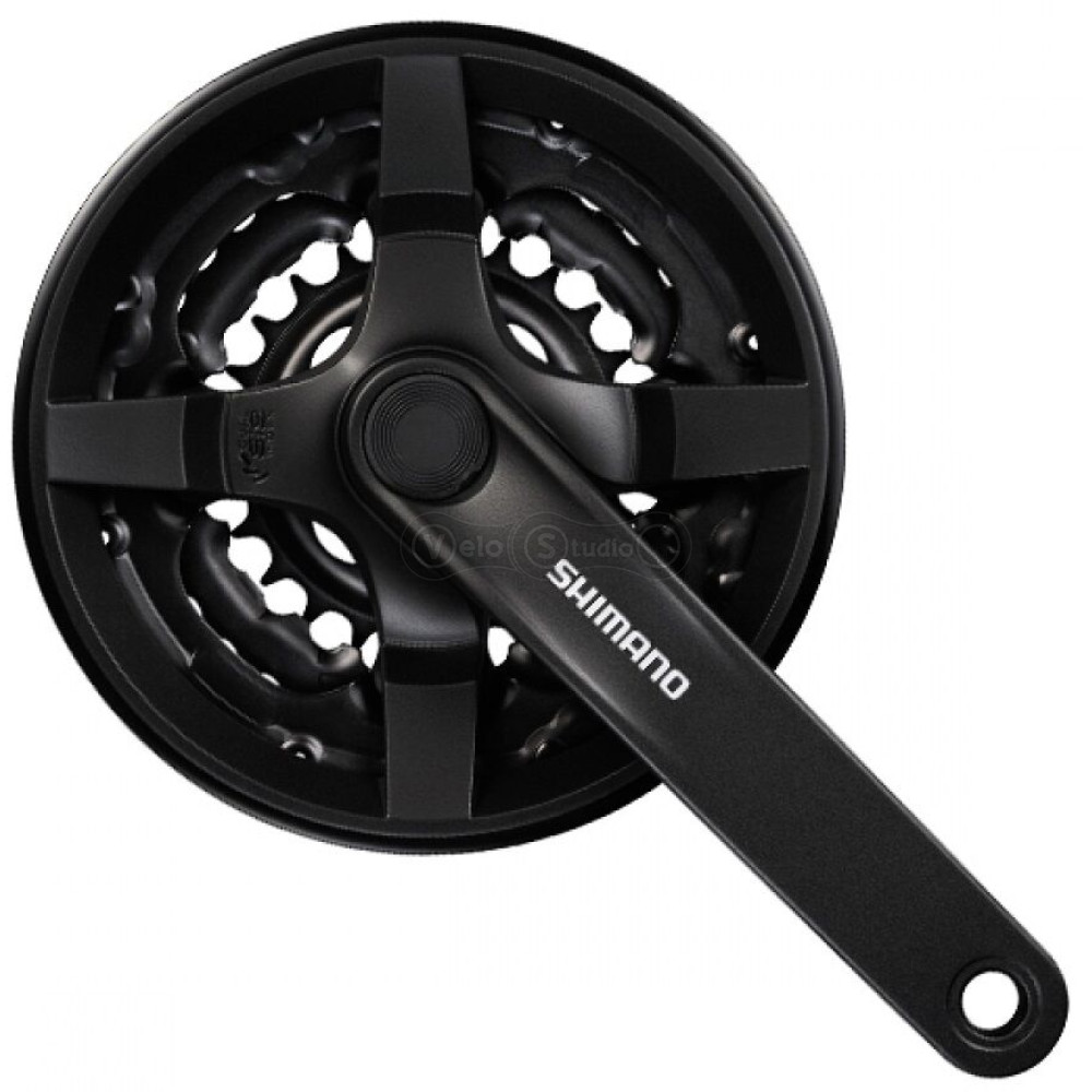 Шатуны Shimano FC-TY301 Tourney 175 мм 48x38x28 с защитой