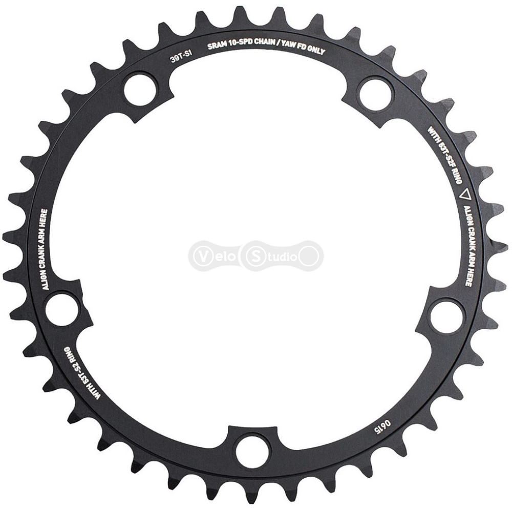 Звезда SRAM Red Yaw X-Glide CRING ROAD 10S 39T 130 AL3 BTBLK