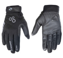 Вело перчатки демисезонные ONRIDE Cozy чёрные размер S