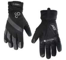 Вело перчатки зимние ONRIDE Ardor чёрные размер S