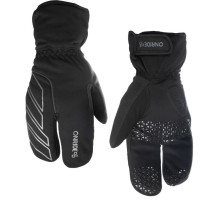Зимние вело перчатки ONRIDE Crab чёрные размер S