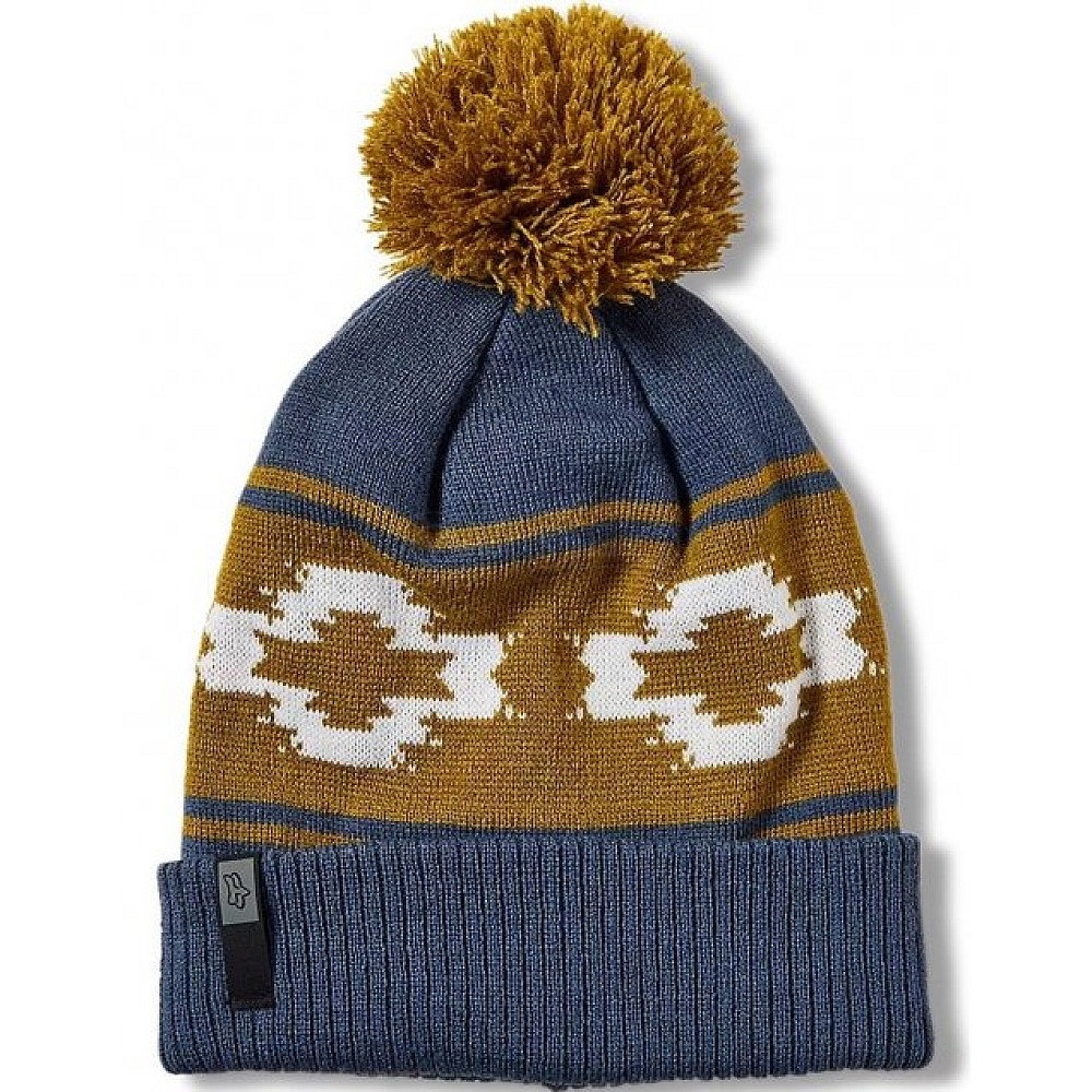 Зимняя шапка FOX Full Flux Beanie Deep Cobalt - акриловая шерсть