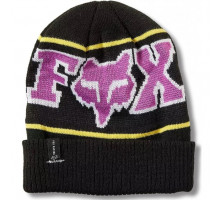 Зимняя шапка FOX Burm Beanie Black - акриловая шерсть