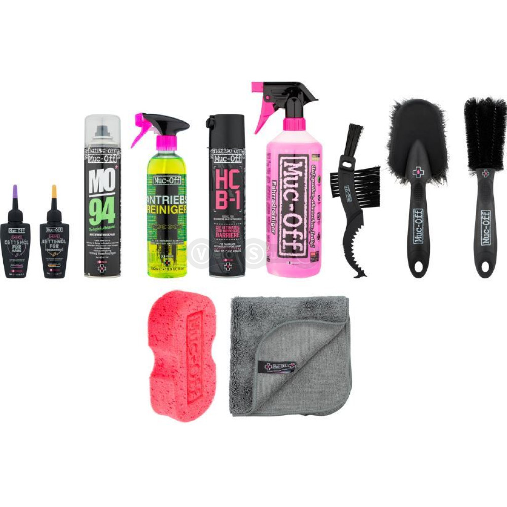 Набор Muc-Off E-bike Set Ultimate CL/PR/LU (12 предметов)