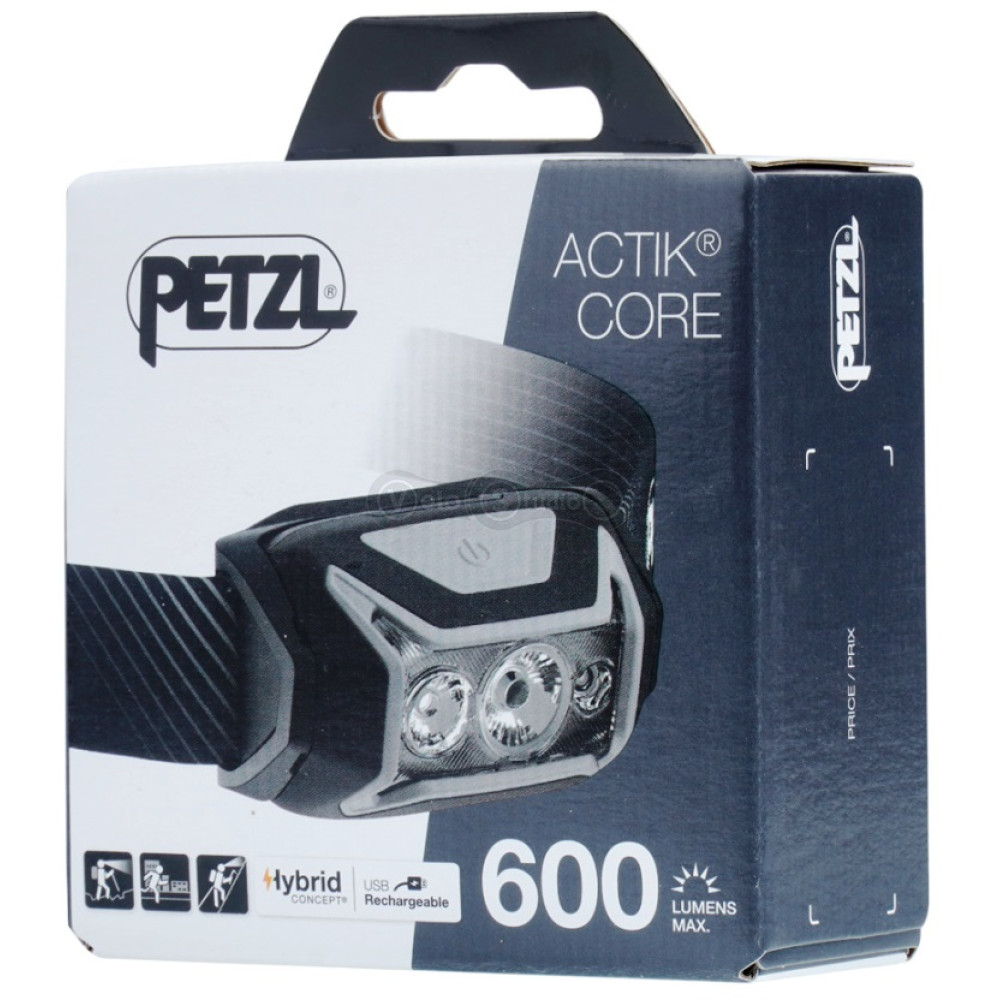 Налобный фонарь PETZL ACTIK CORE 600 Lumens Grey