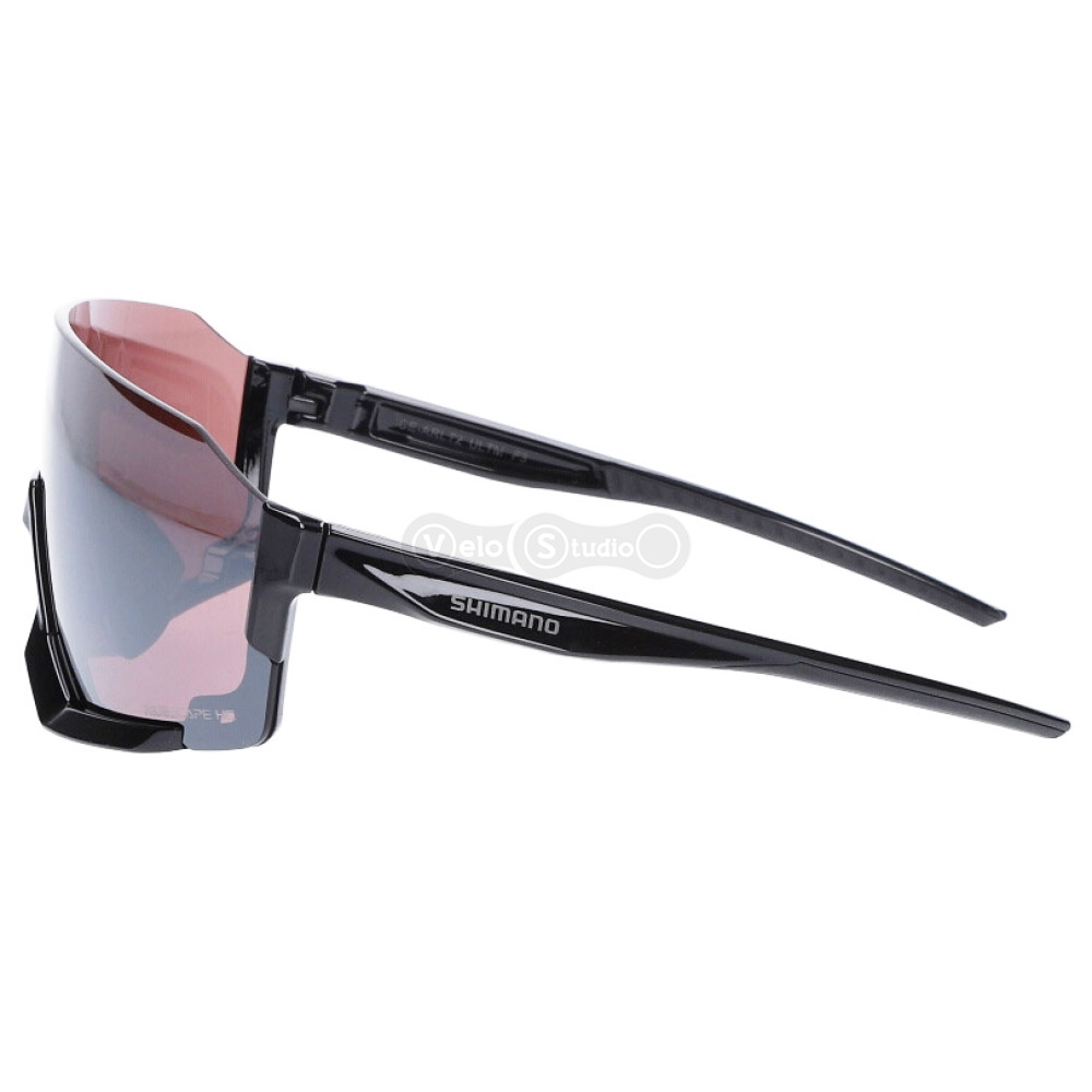 Вело очки Shimano AeroLite 2 Ridescape High Contrast чёрные