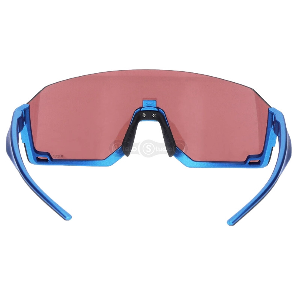 Вело очки Shimano AeroLite 2 Ridescape High Contrast синий металлик