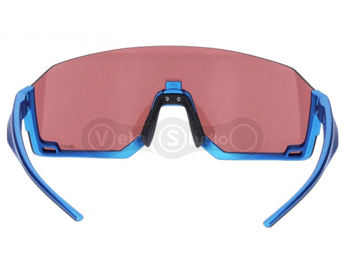 Вело очки Shimano AeroLite 2 Ridescape High Contrast синий металлик