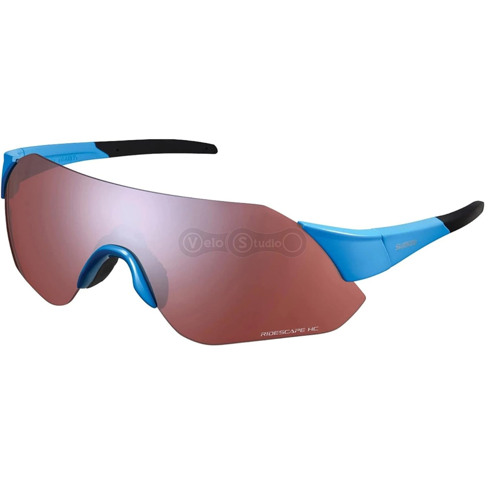 Вело окуляри Shimano AeroLite Ridescape High Contrast сині