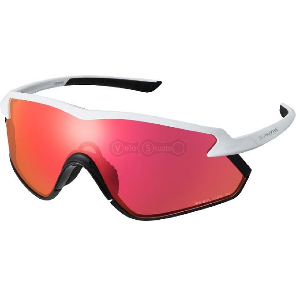 Вело окуляри Shimano S-Phyre Ridescape Road білий металік