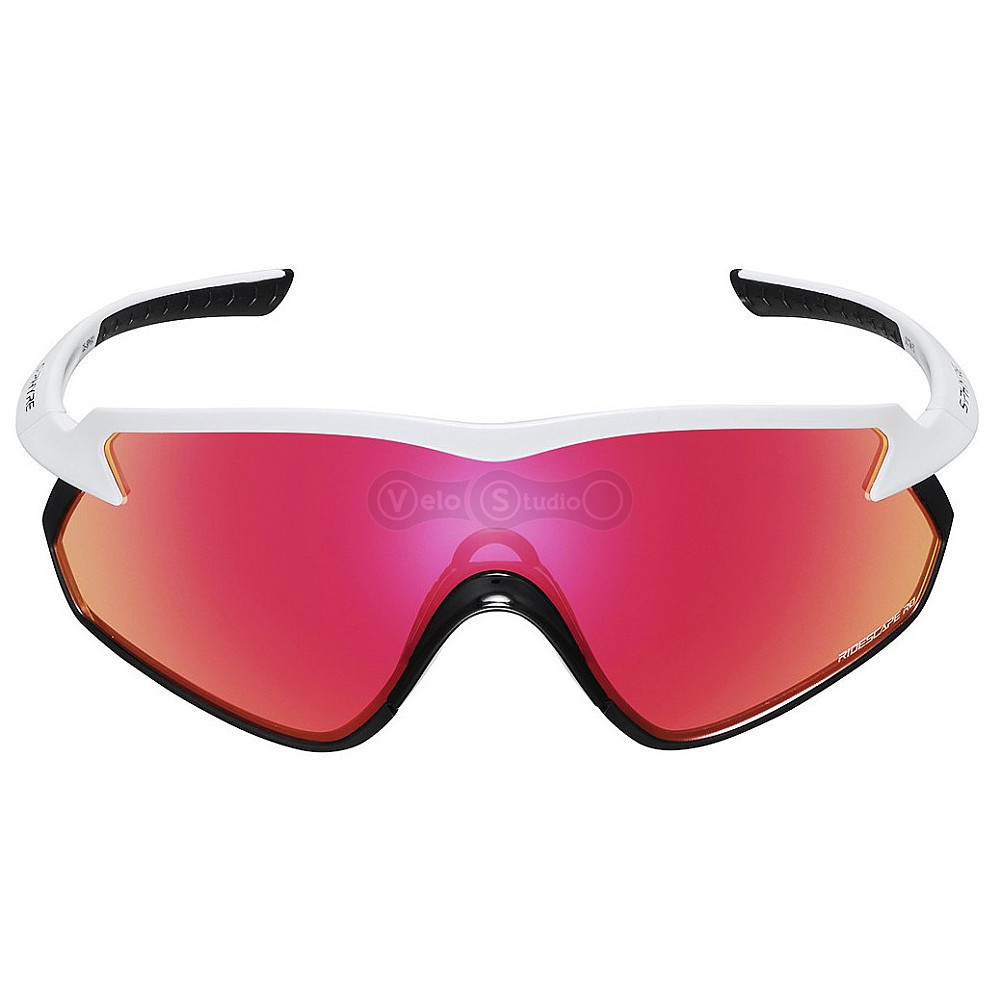 Вело окуляри Shimano S-Phyre Ridescape Road білий металік
