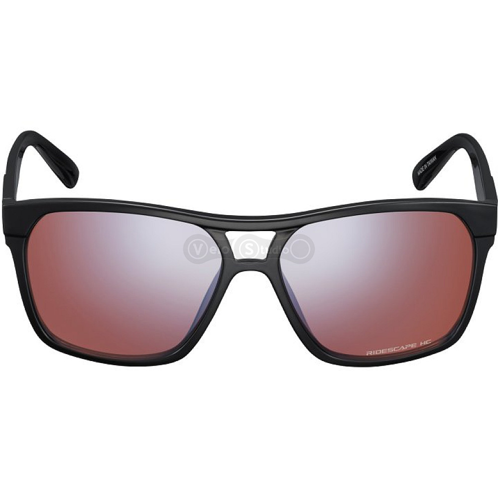 Вело очки Shimano Square Ridescape High Contrast чёрные