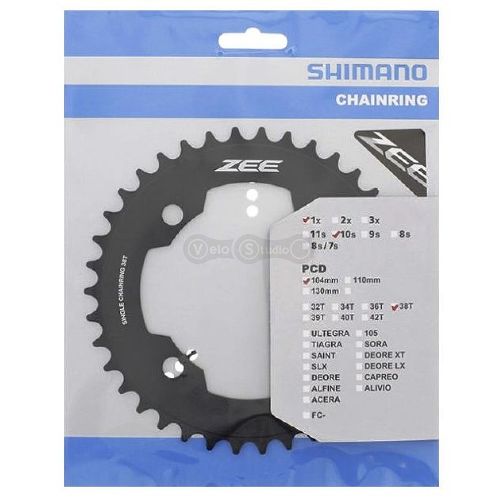 Зірка шатунів Shimano FC-M640 ZEE 38 зубів 10 швидкостей