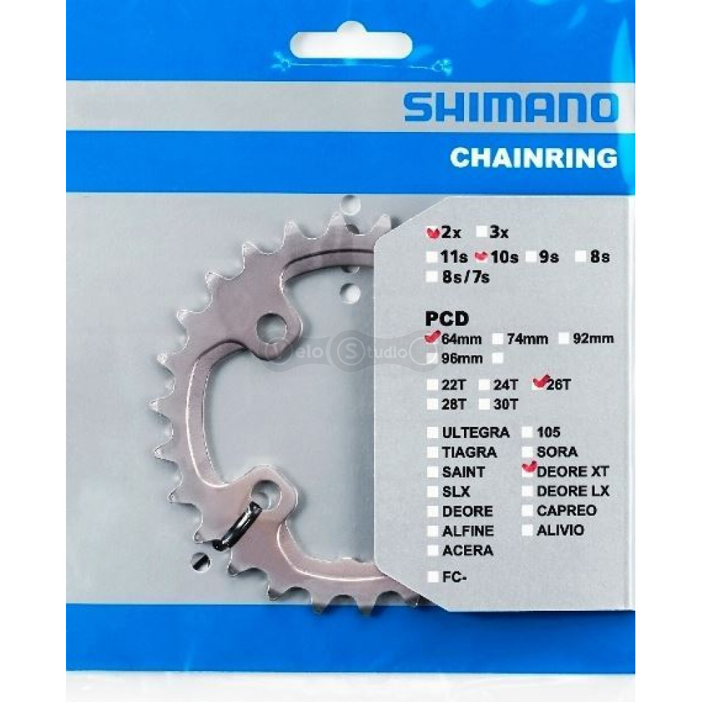 Зірка шатунів Shimano FC-M785 DEORE XT 26 зубів АK 10 швидкостей
