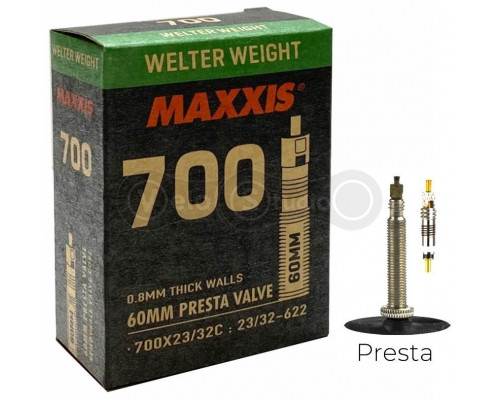 Камера Maxxis Welter Weight 700×23/32C FV 60 мм