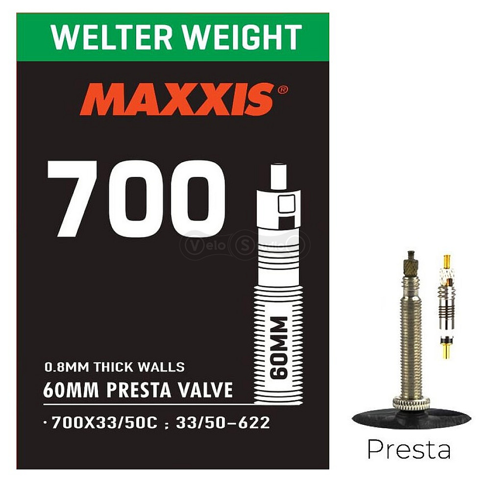 Камера Maxxis Welter Weight 700×33/50C FV 60 мм