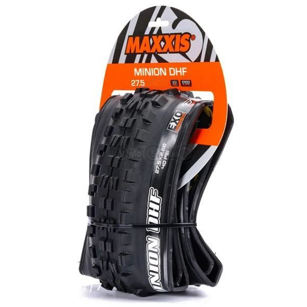 Вело покрышка Maxxis Minion DHF 27.5X2.50WT, складная, EXO/TR, 60TPI, передняя