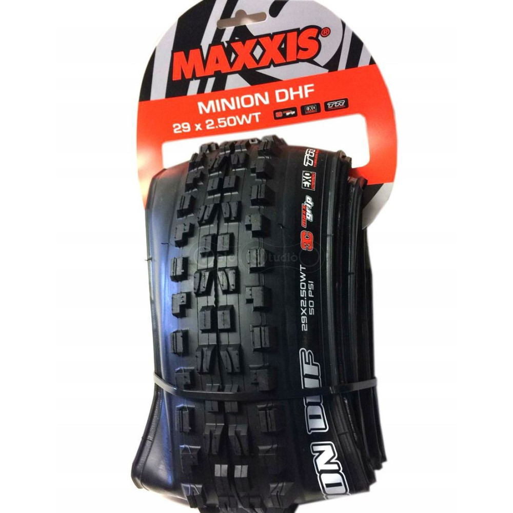 Вело покришка Maxxis Minion DHF 29X2.50WT, складана, 3CG/EXO/TR, 60TPI, передня