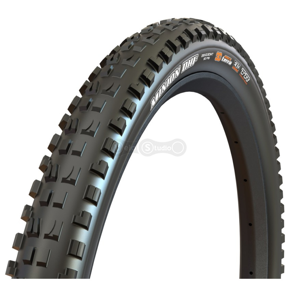 Вело покрышка Maxxis Minion DHF 29X2.50WT, складная, EXO/TR, 60TPI, передняя