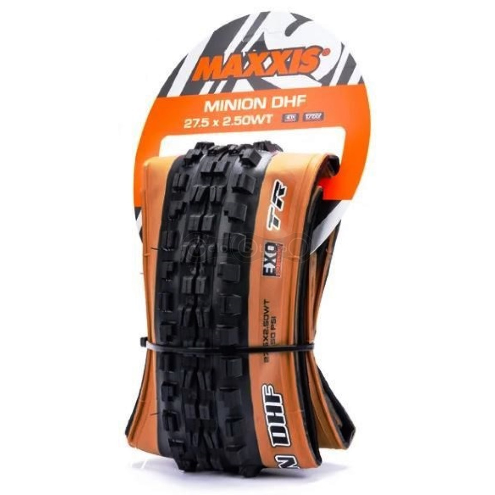 Вело покришка Maxxis Minion DHF 29X2.50WT, складана, EXO/TR/TANWALL, передня