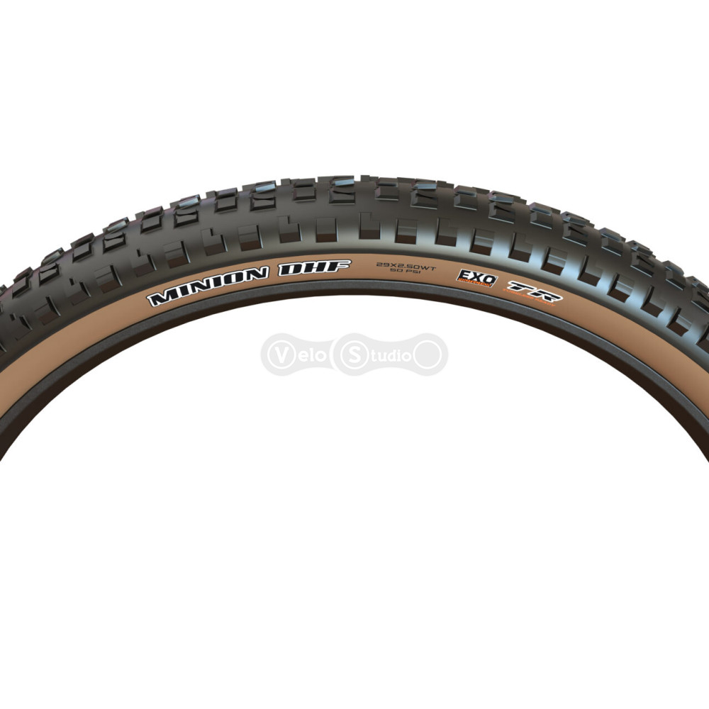 Вело покришка Maxxis Minion DHF 29X2.50WT, складана, EXO/TR/TANWALL, передня