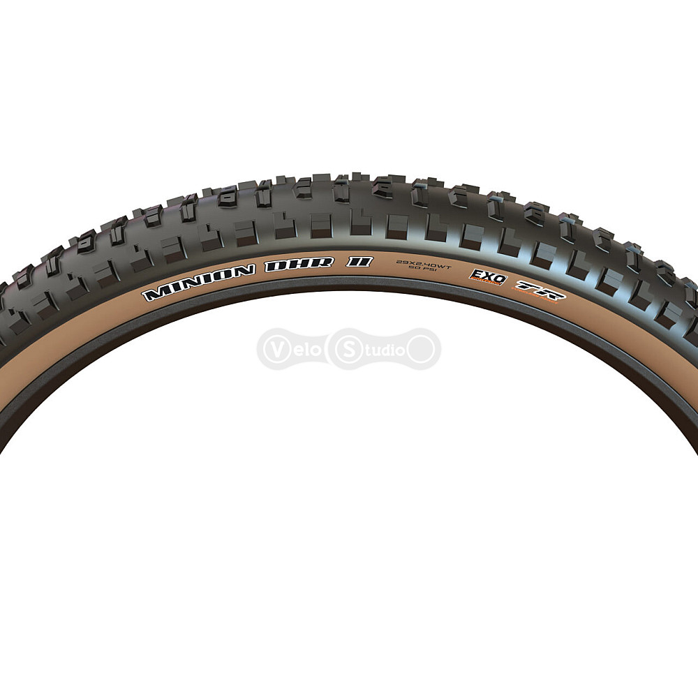 Вело покришка Maxxis Minion DHR II 29x2.40WT, складана, EXO/TR/TANWALL, 60TPI, задня