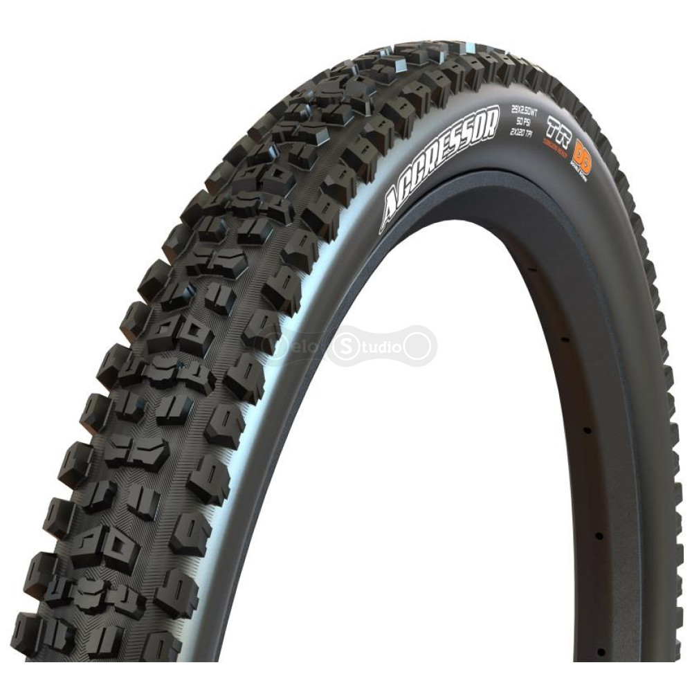 Вело покрышка Maxxis Aggressor 27.5x2.30, складная, EXO/TR, 60TPI