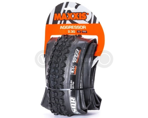 Вело покрышка Maxxis Aggressor 27.5x2.30, складная, EXO/TR, 60TPI