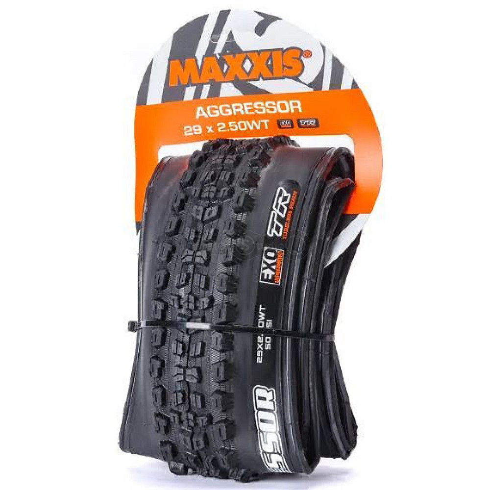 Вело покрышка Maxxis Aggressor 29X2.50WT, складная, EXO/TR, 60TPI