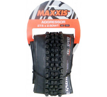 Вело покрышка Maxxis Aggressor 27.5X2.50WT, складная, EXO/TR, 60TPI