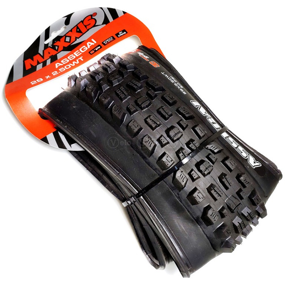 Вело покришка Maxxis Assegai 29x2.50WT, складана, 3CG/DD/TR, 2x120TPI
