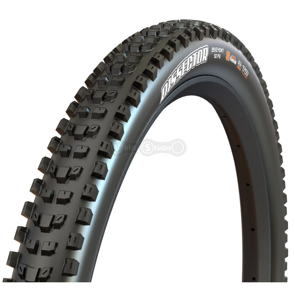 Вело покришка Maxxis Dissector 27.5x2.40WT, складана, 3CT/EXO/TR, 60TPI