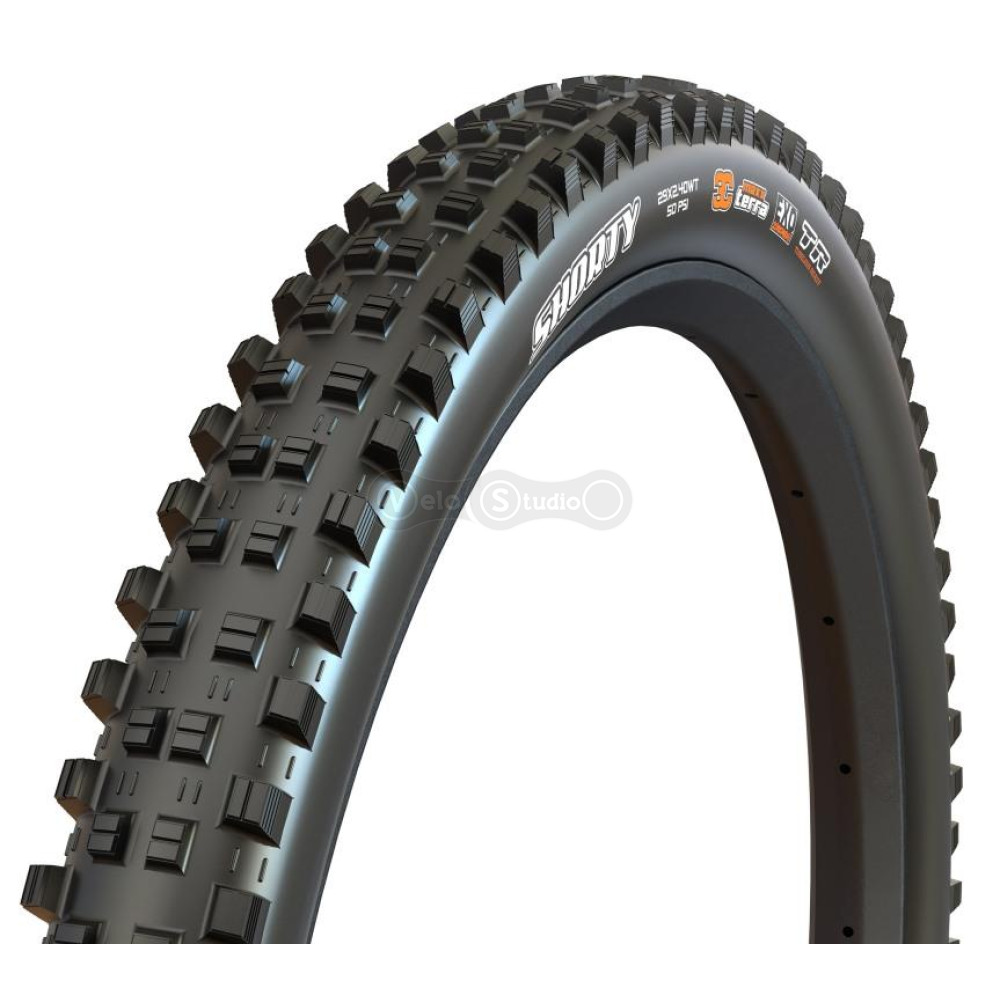 Вело покрышка Maxxis Shorty 29x2.40WT, складная, 3CG/DD/TR, 2x120TPI