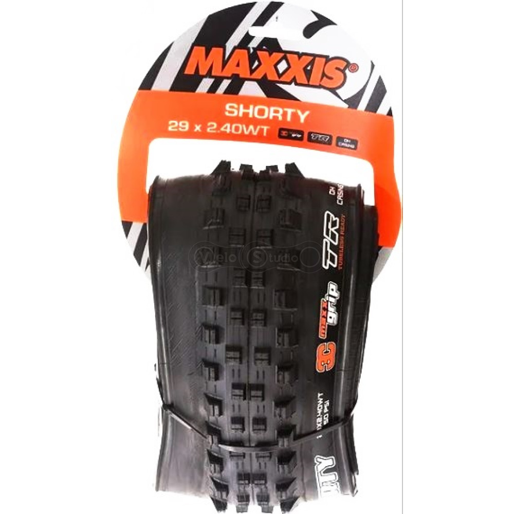Вело покрышка Maxxis Shorty 29x2.40WT, складная, 3CG/DD/TR, 2x120TPI