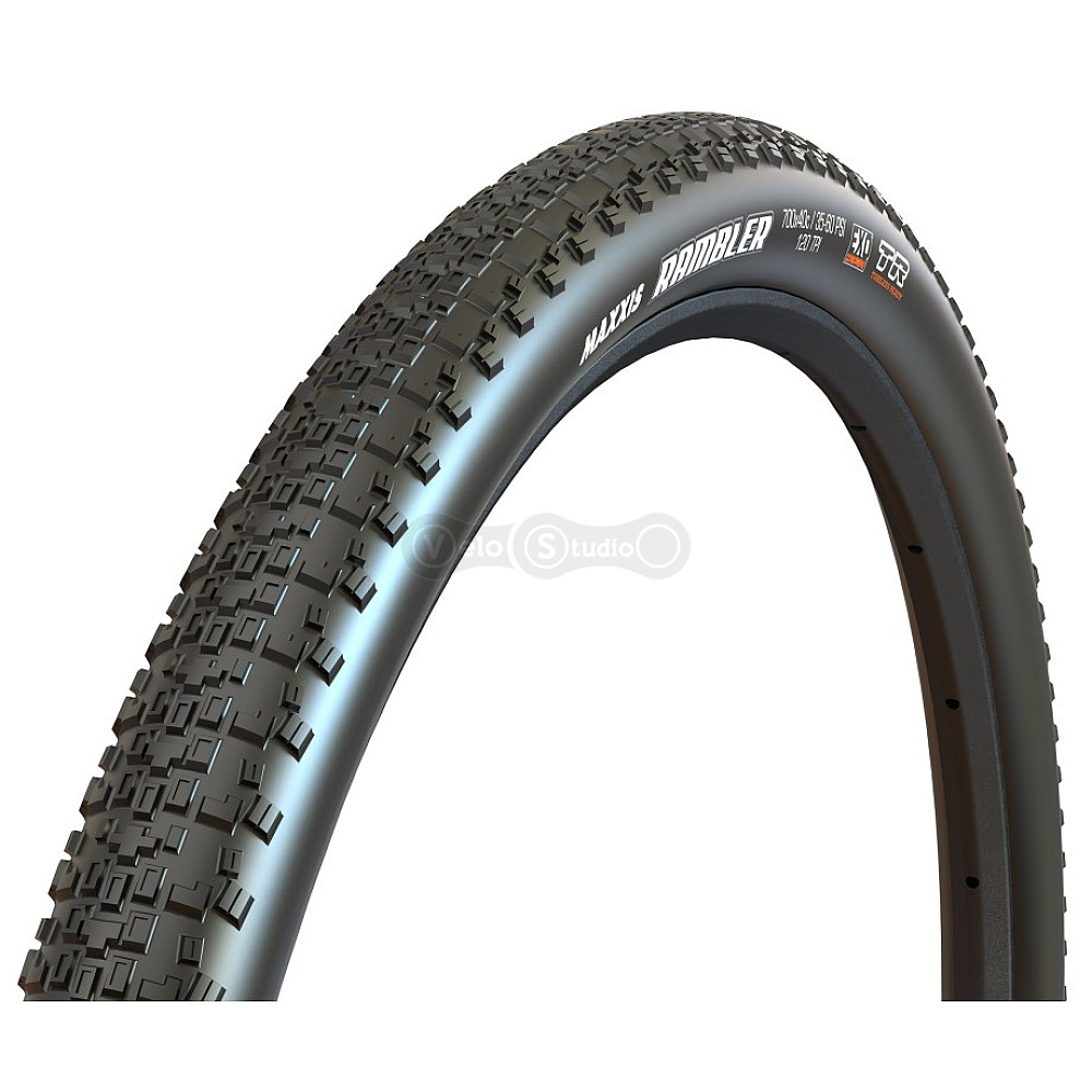 Вело покрышка Maxxis Rambler 700x50C, SILKSHIELD/TR, 60TPI