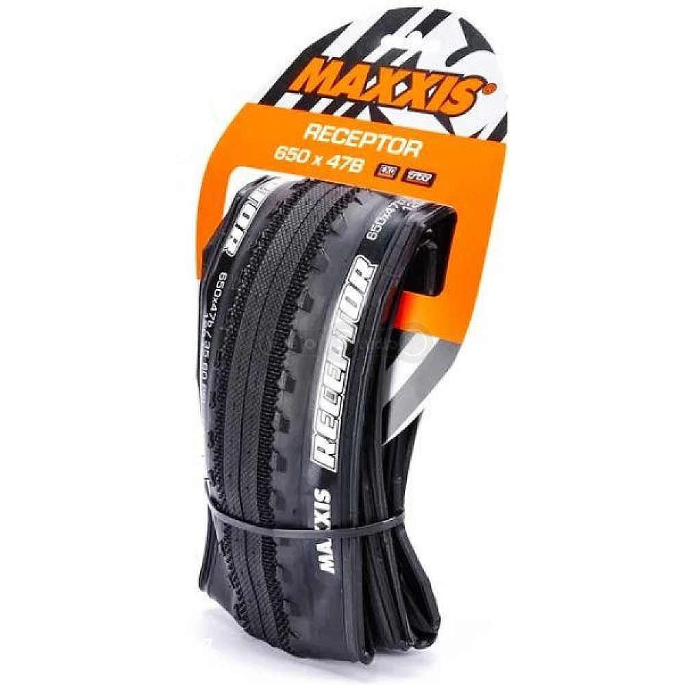 Вело покришка Maxxis Receptor 650x47B, EXO/TR, 120TPI