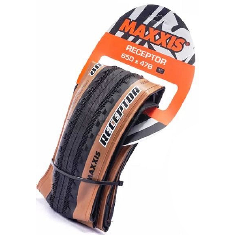 Вело покришка Maxxis Receptor 650x47B, EXO/TR/TANWALL, 120TPI