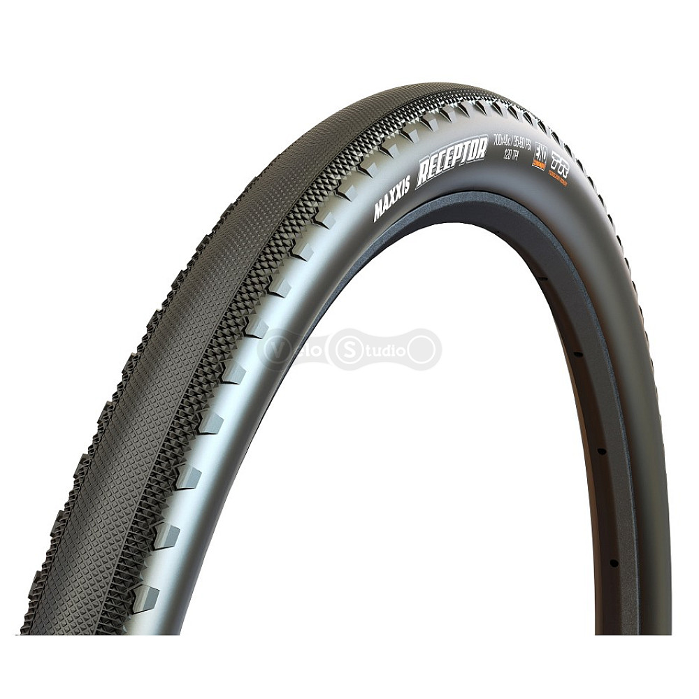 Вело покрышка Maxxis Receptor 700x40C, EXO/TR, 120TPI