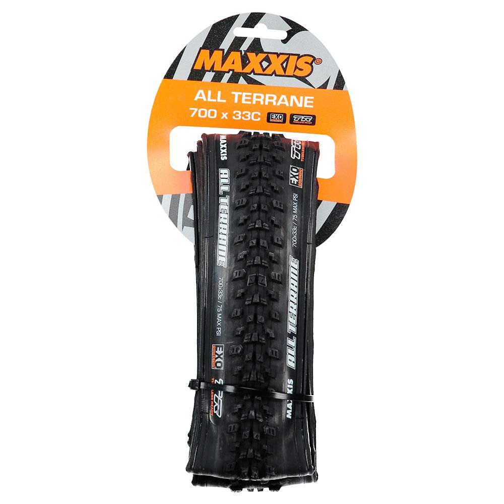 Вело покрышка Maxxis All Terrane 700x33C, Carbon Fiber EXO/TR, 120TPI