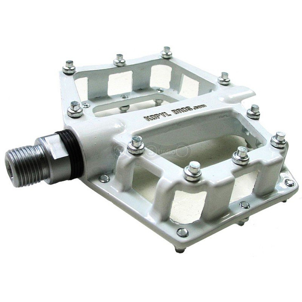 Педалі Kopyl Bros Cage Pedals алюміній, промпідшипник, змінні шипи, білі