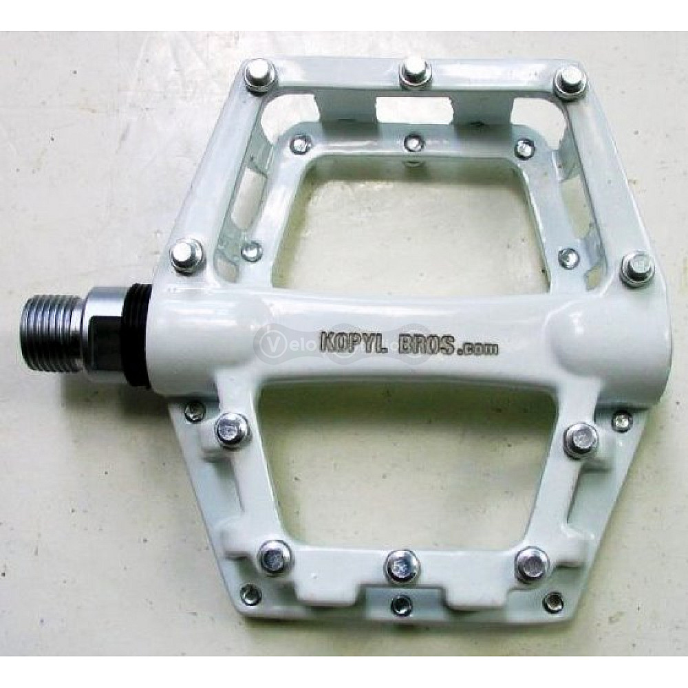 Педалі Kopyl Bros Cage Pedals алюміній, промпідшипник, змінні шипи, білі
