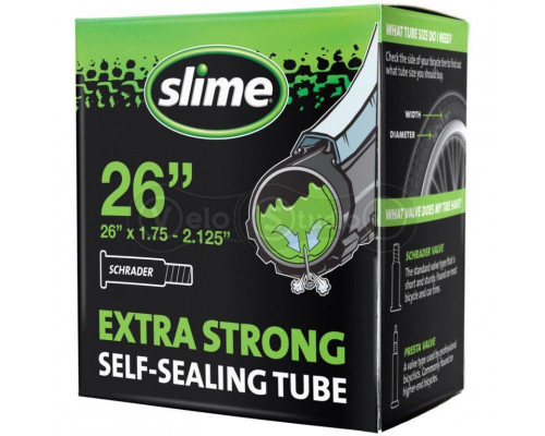 Велосипедная камера Slime Smart Tube 26 x 1.75 - 2.125 AV с герметиком