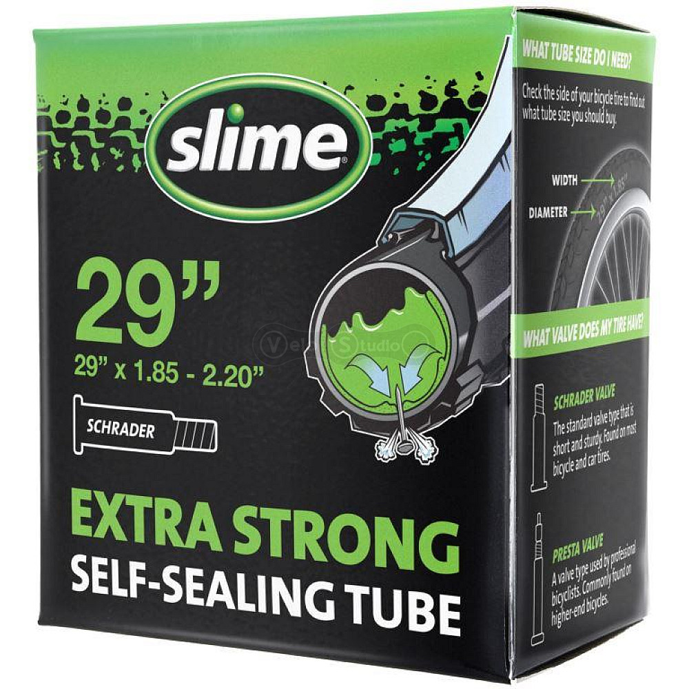 Велосипедная камера Slime Smart Tube 29 x 1.85 - 2.20 AV с герметиком