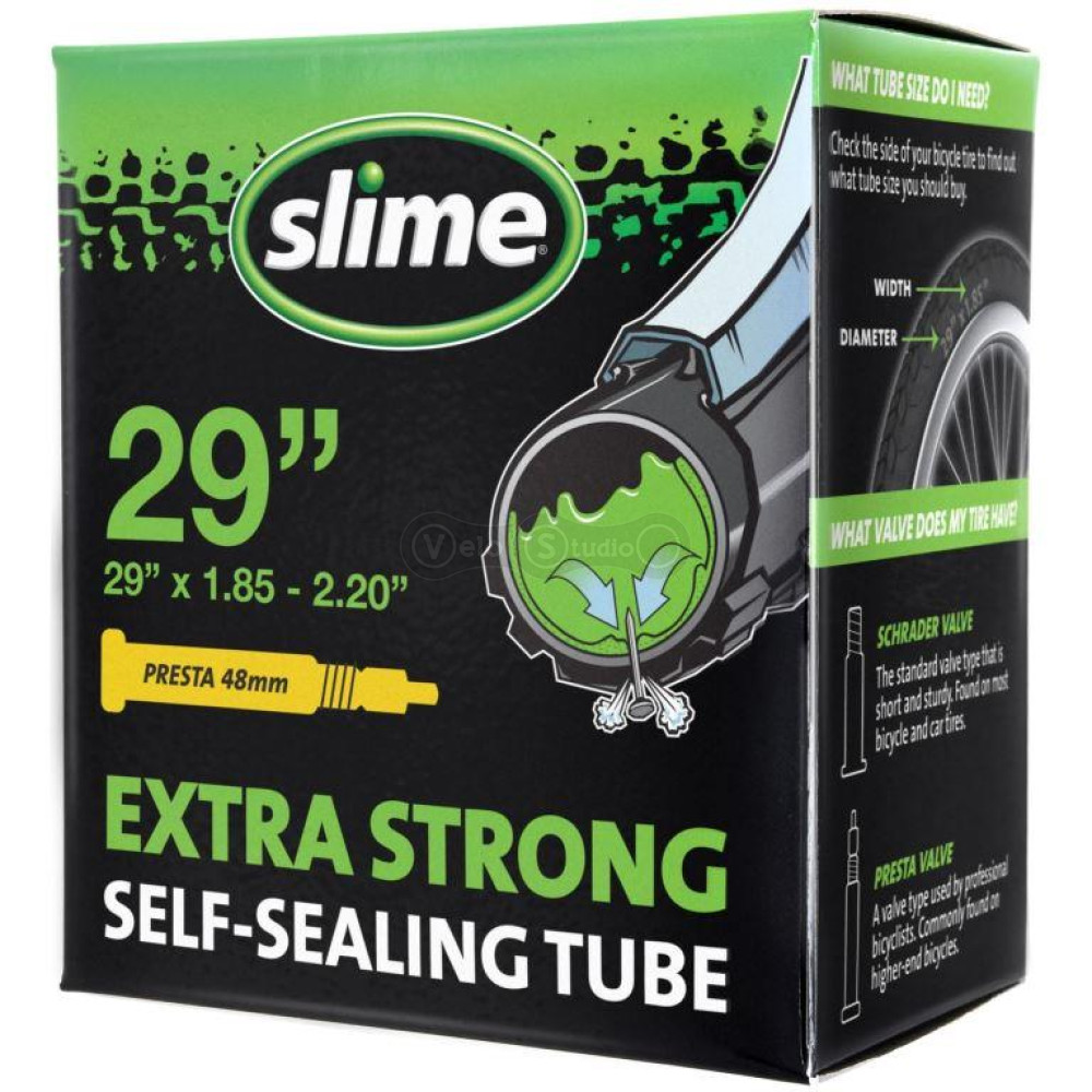 Велосипедная камера Slime Smart Tube 29 x 1.85 - 2.20 FV с герметиком
