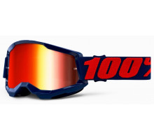 Очки-маска Ride 100% STRATA Goggle II Masego - Mirror Red Lens